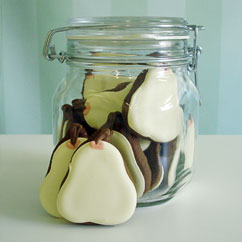 mini pear cookies