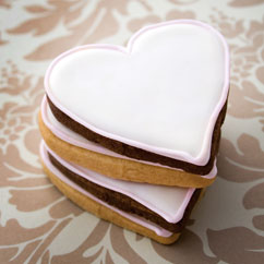 heart shortbread