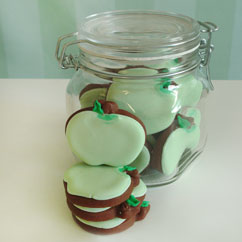 mini apple cookies